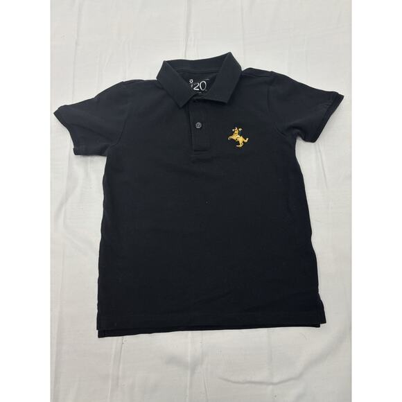 Giordano Junior Boys Black Short Sleeve Polo 120 cm Preppy 6-7 Years - Picture 1 of 7
